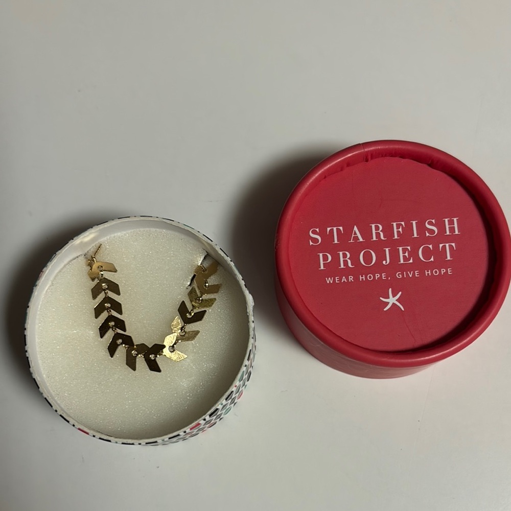 Starfish Project Gold Necklace